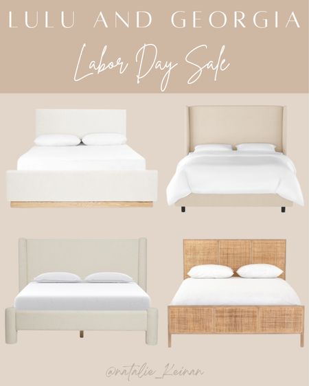 Neutral beds. Neutral bedroom decor. Neutral home decor. Lulu and Georgia sale. Labor Day sale. Home decor. Cane bed. 


#LTKstyletip #LTKhome #LTKsalealert