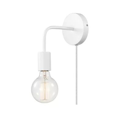 Cordell 1 - Light Plug-in White Armed Sconce Hashtag Home | Wayfair North America