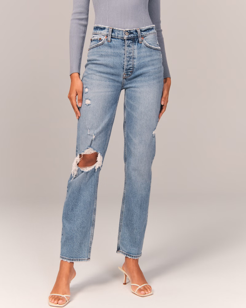 High Rise Dad Jean | Abercrombie & Fitch (US)