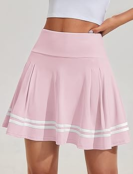 PINSPARK Pleated Tennis Skirt Womens Athletic Golf Skort Activewear Built-in Shorts Sport Outfits... | Amazon (US)