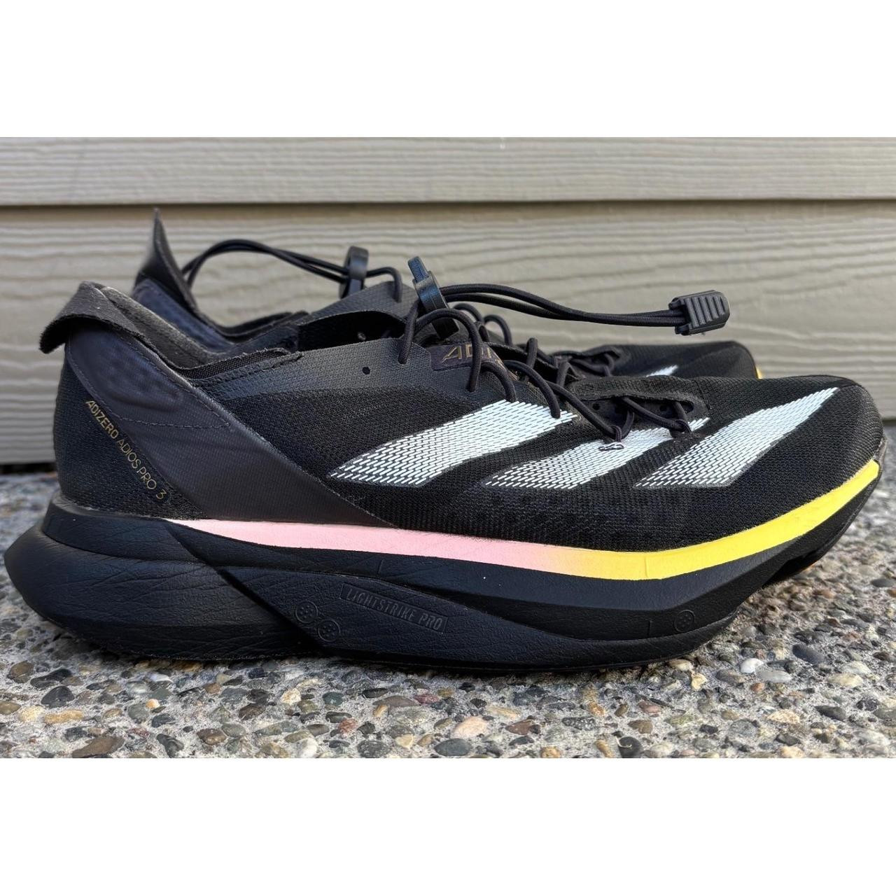 Adidas Women's Sneakers - Black/Yellow - US 7.5 | Depop US