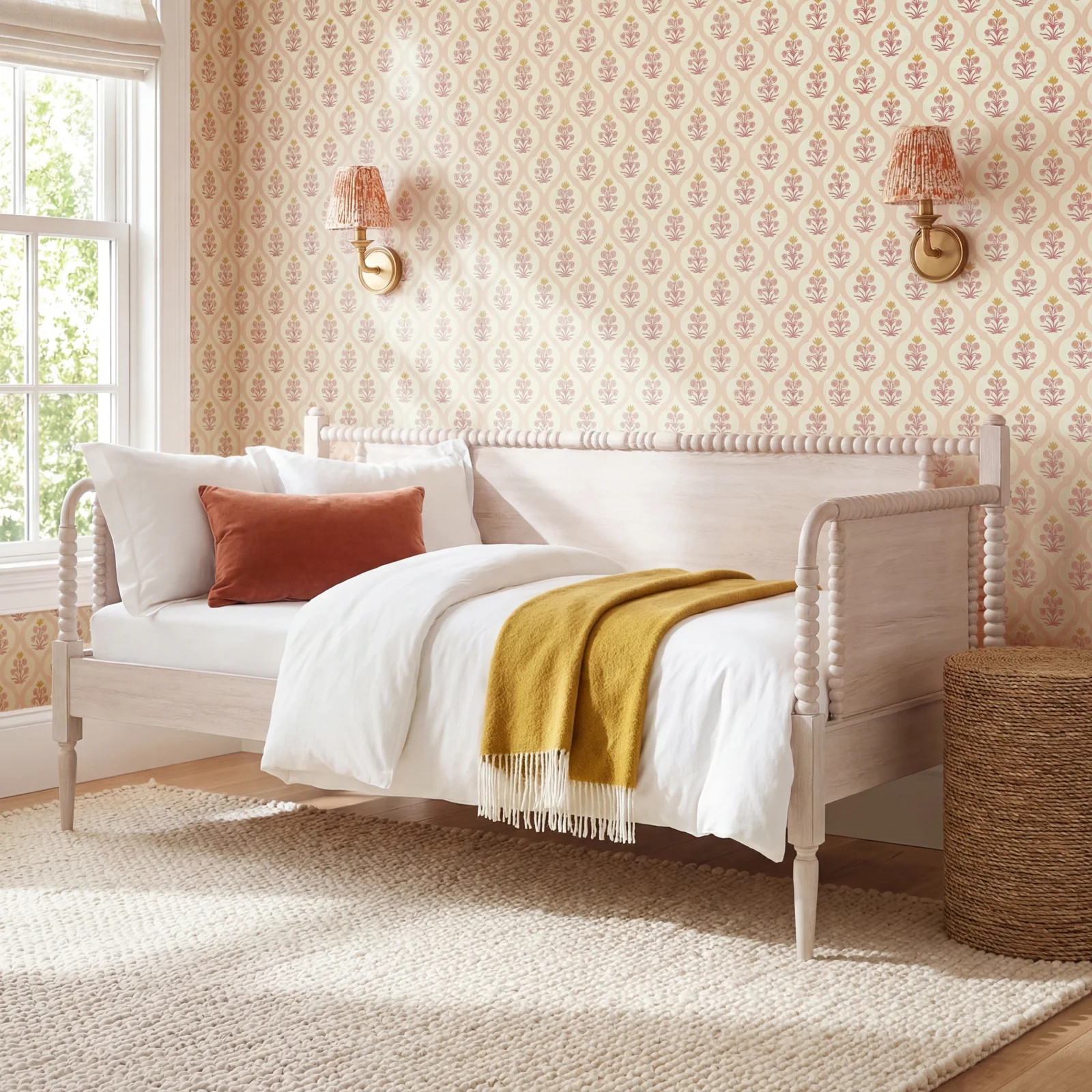 Delaria Turned Leg Daybed - Twin | Birch Lane
