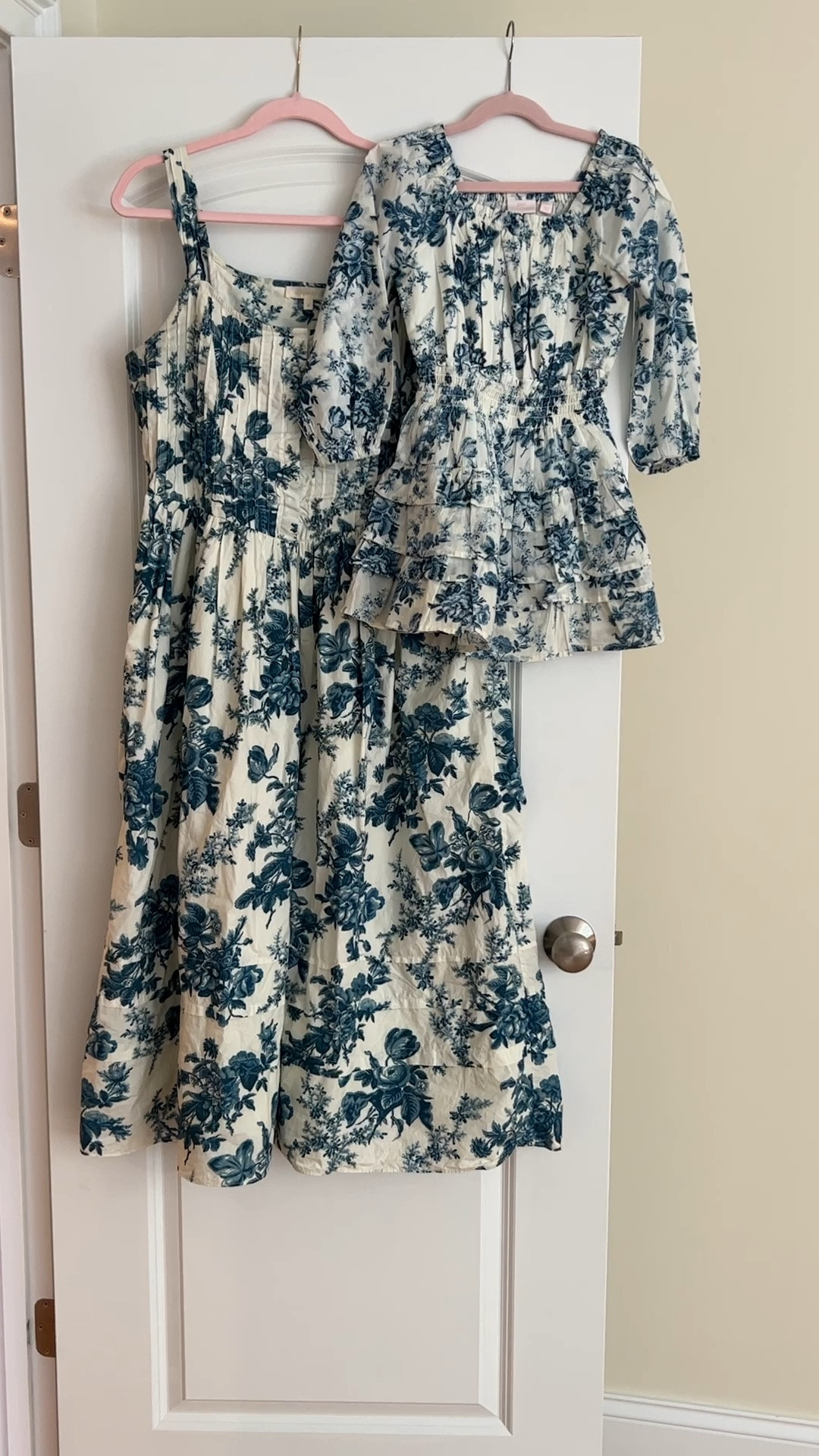 I wanted to show side-by-side my LoveShackFancy dress and their dress with Gap collaboration. The print is the same just scaled down version. The background on Gap is white and print is not as prominent. Probably because the quality of the cotton fabric and quality of the print is different since they are different price points. I’m still excited to get these dresses so that my daughters can match me! Perfect dress for back to school. 

#LTKBacktoSchool #LTKfamily #LTKkids