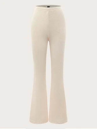 SHEIN EZwear High Waist Flare Leg Pants | SHEIN