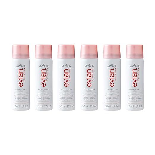 Evian Facial Spray, 1.7 oz. Travel 6-Pack | Amazon (US)