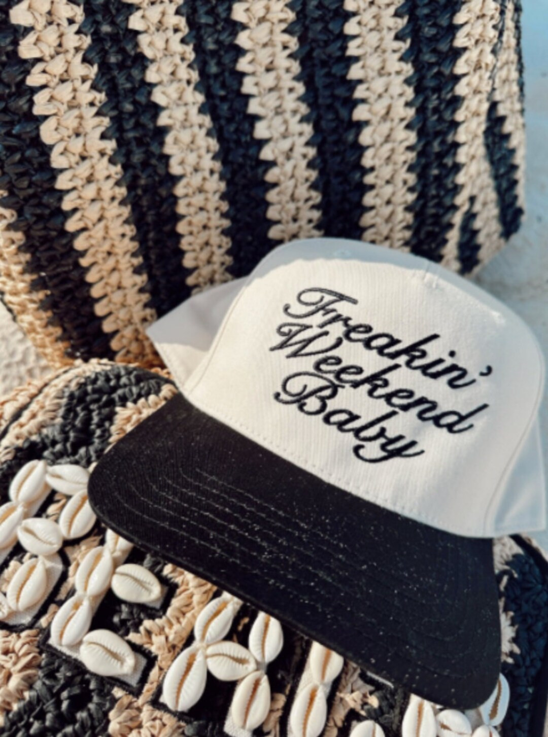 Freakin' Weekend Baby - Black Vintage Trucker Hat - Etsy Canada | Etsy (US)