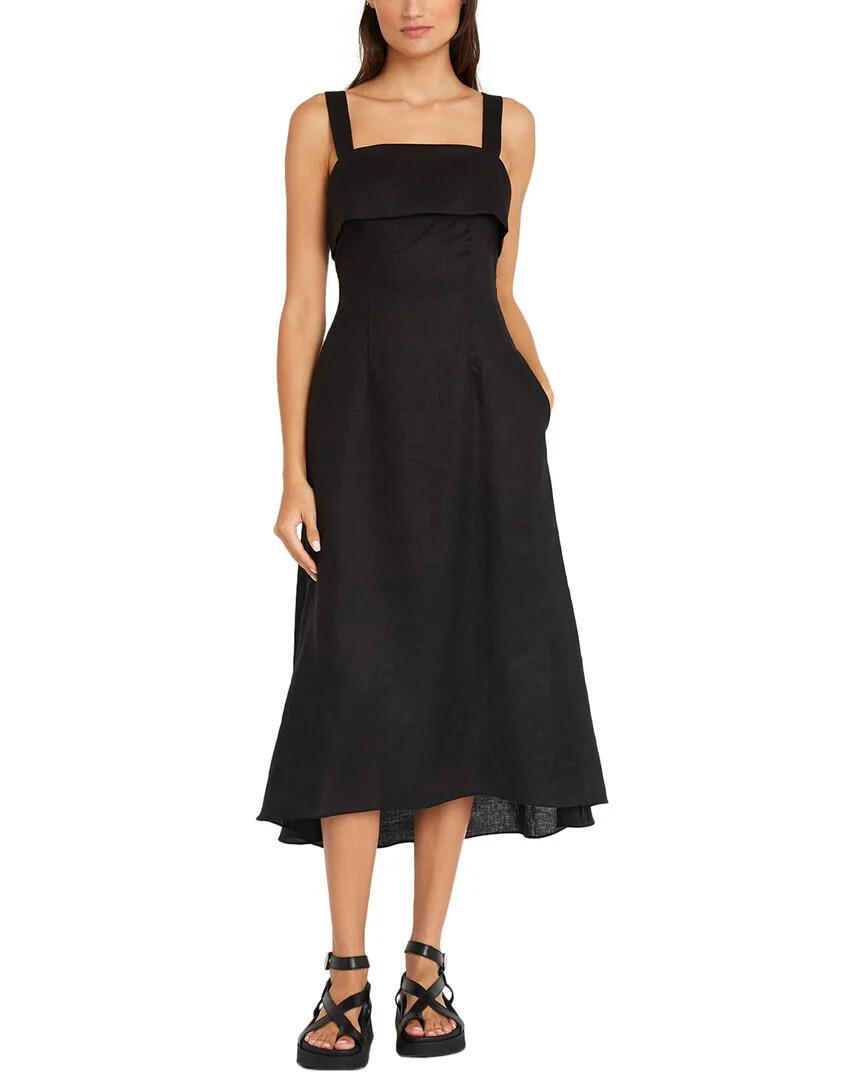 Luxely Linen Midi Dress | Shop Simon