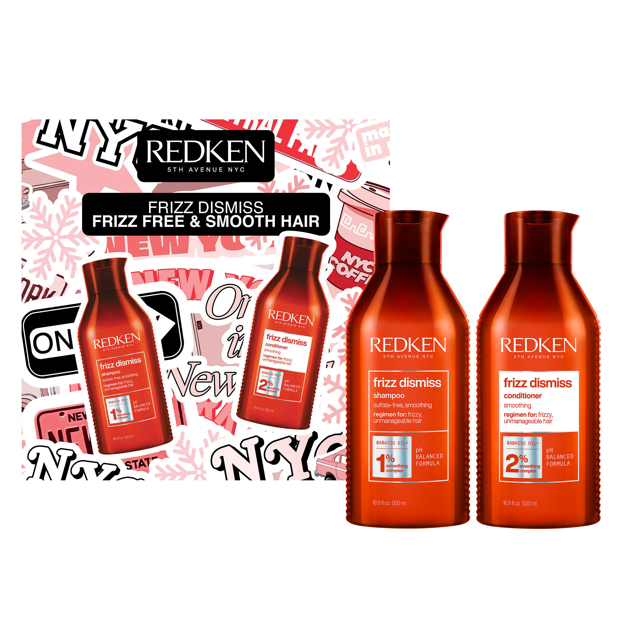 Frizz Dismiss Duo Holiday Gift Set | Redken | Redken