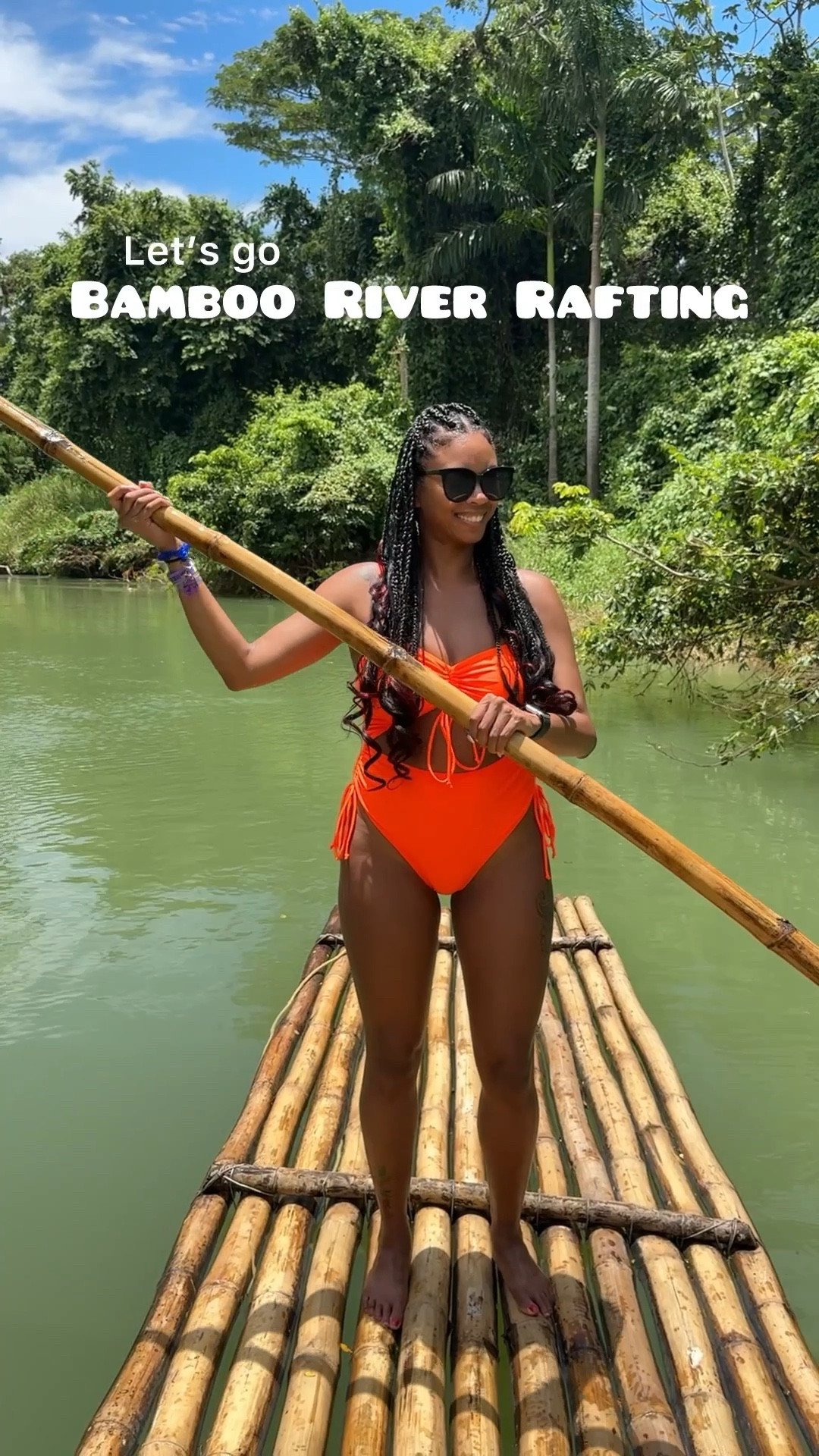 Bamboo River Rafting🎋🇯🇲

If you are looking for a little adventure, great scenery, and relaxation in Jamaica, this is the tour for you!! Hop on a handcrafted 30ft bamboo raft as your guide navigates you through the soothing waters. Enjoy the Caribbean sun & cool breeze while sipping on rum punch. Try rafting like a pro (lol) or just snap a few photos for your memories. And then enjoy a natural foot rub by your guide using limestone paste made from the river rocks!

Book your excursions now on Viator!
#travel #jamaica #bamboorafting #tripadvisor

#LTKActive #LTKBeauty #LTKTravel