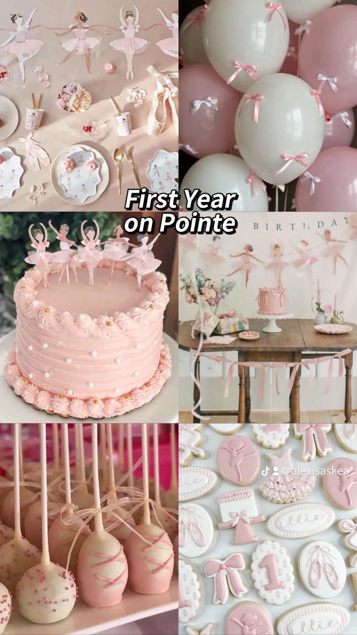 First Year on Pointe 🩰 Deciding which theme to use is so hard, I’m obsessed with all of them 💕 #OneYearOld #BabyGirlParty #FirstBirthday 

#LTKKids #LTKBaby #LTKParties