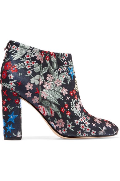 Cambell floral-brocade ankle boots | NET-A-PORTER (US)