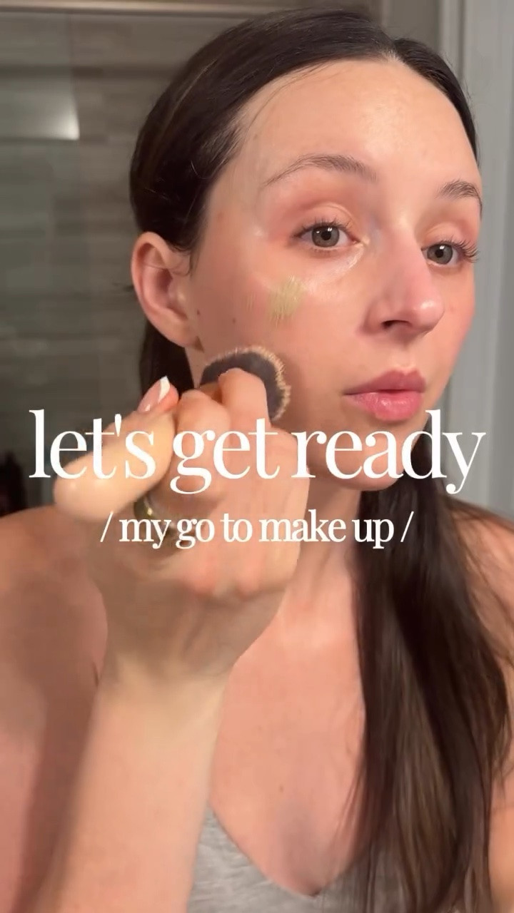 GRWM - easy peasy make up 

@missha_us is my favorite regardless of what I try (and it’s so affordable + has SPF) cannot recommend enough!! 
@tartecosmetics bronzer 
@danessamyricksbeauty blush
@nyxcosmetics brow gel ALWAYS 
@tower28beauty best concealer 
@rarebeauty clear brow gel
@essence mascara - the best and cheapest! 

@kissnails press ons 🔥

#grwm #makeuplook #amazonbeautyfinds #amazonbeauty #easymakeuplooks