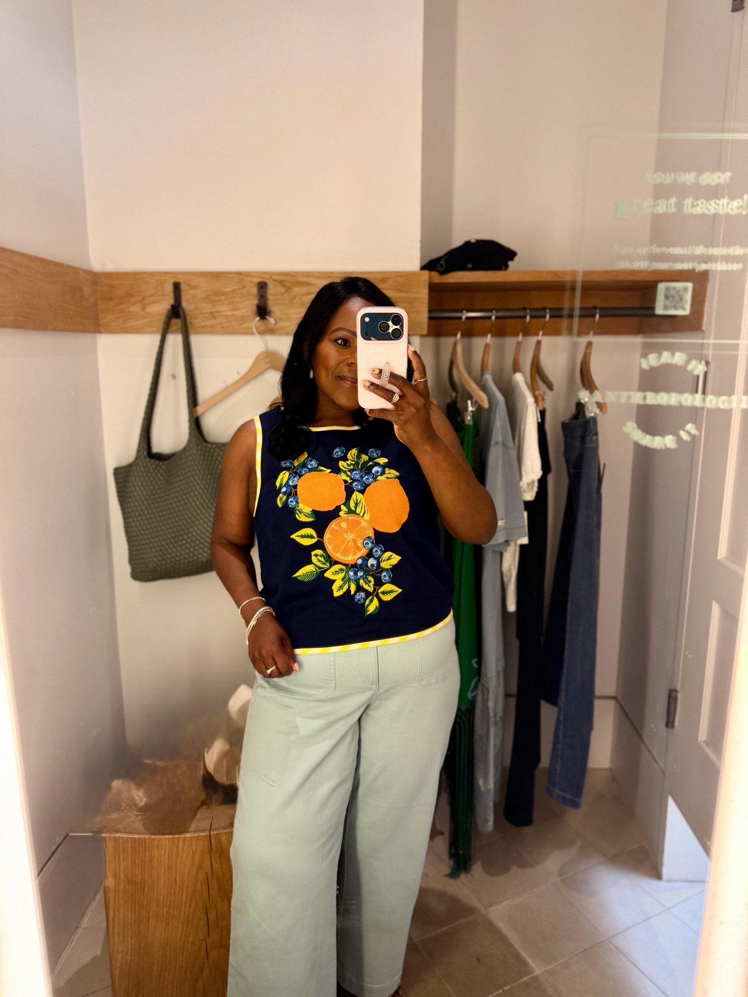 How fun is this fruity themed tank from @Anthropologie - wearing a large. So fun for summer!

#LTKgrwm #LTKootd #LTKdayinmylife