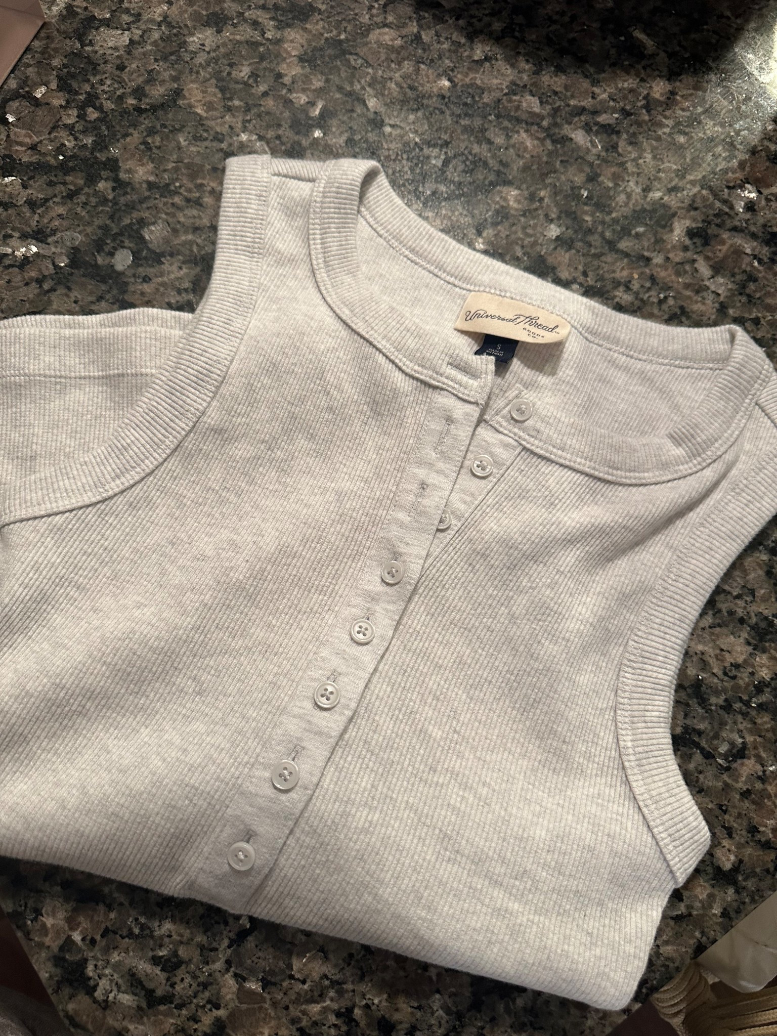 Henley tank top- 90% cotton. The quality is so good!! 

#LTKActive #LTKSeasonal #LTKFindsUnder50