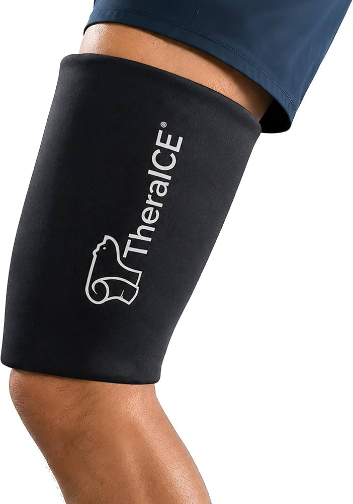 TheraICE Hamstring Compression Ice Pack Sleeve Brace, Cold Wrap Pain Relief | Amazon (US)