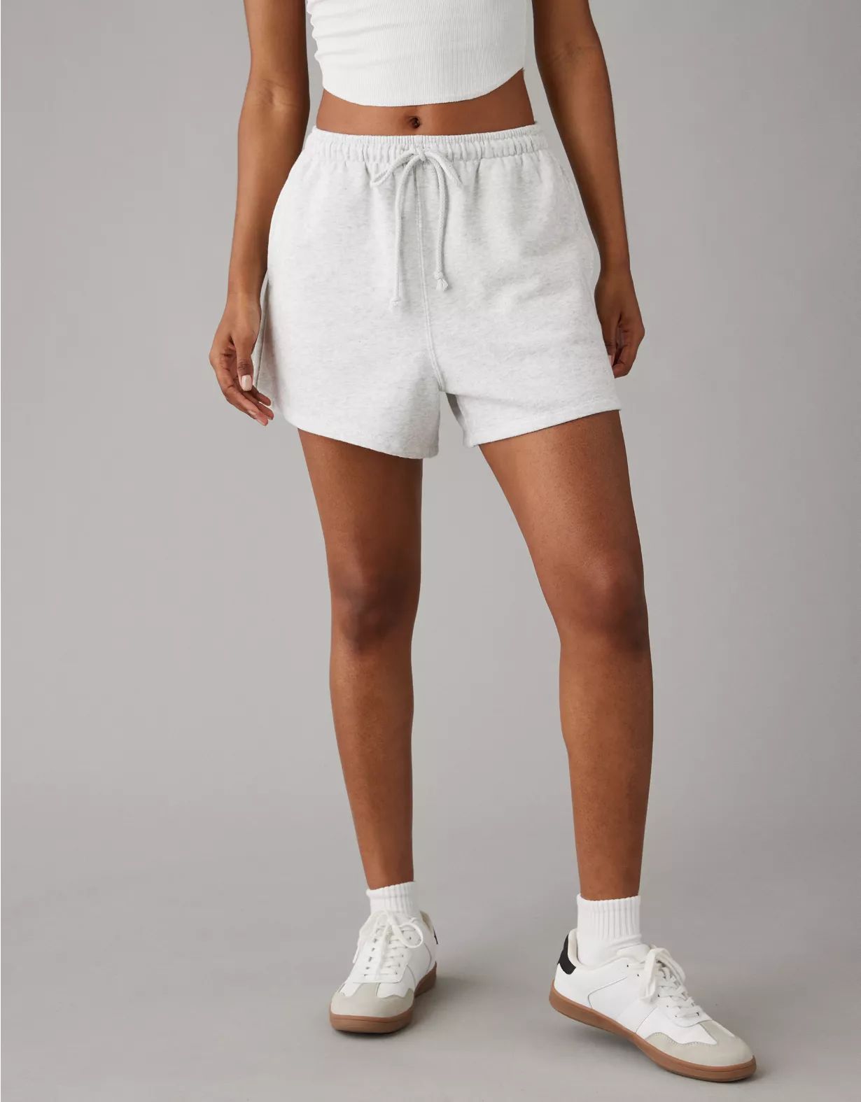 AE Fleece Baggy Sweat Short | American Eagle Outfitters (US & CA)
