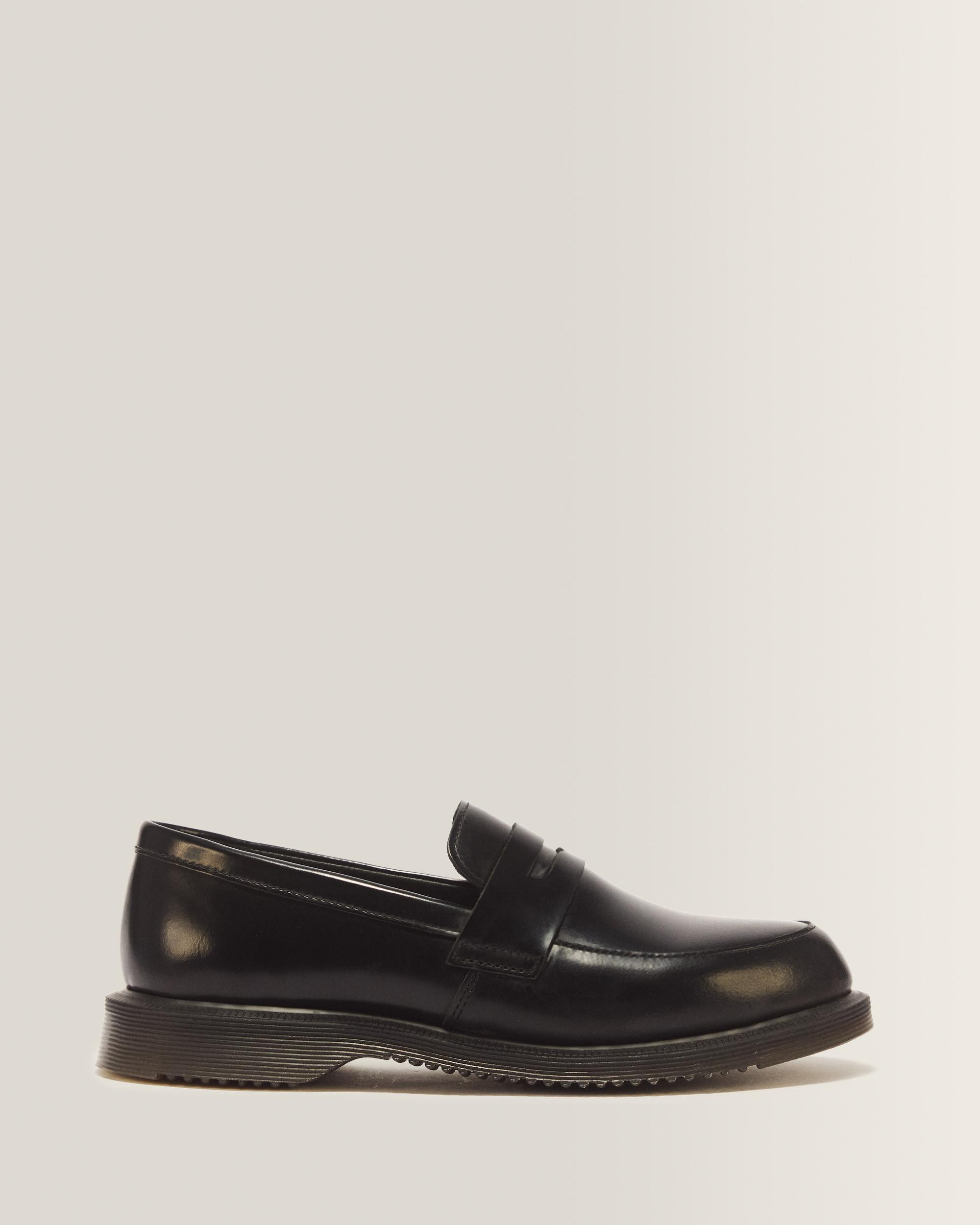 Temara Polished Smooth Leather Loafers | Dr Martens (UK)
