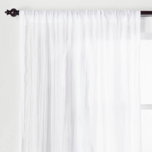Crushed Sheer Curtain Panel - Opalhouse™ | Target