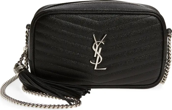 Saint Laurent Lou Mini Matelassé Leather Camera Bag | Nordstrom | Nordstrom