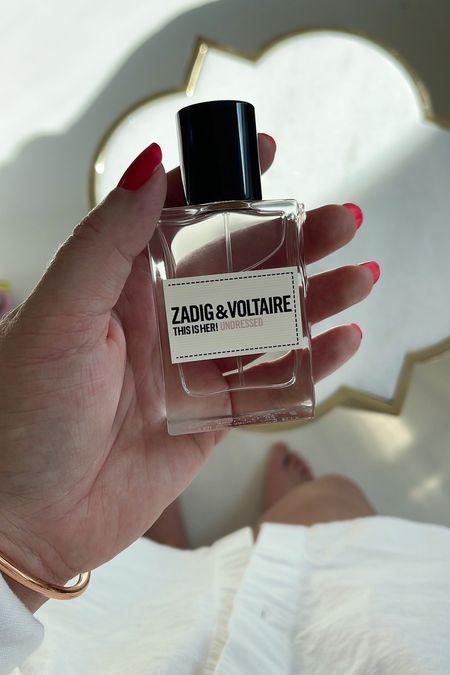 Zadig & Voltaire sent me their new limited edition THIS IS HER! UNDRESSED Eau de Parfum and I‘m in love! It smells very warm & sensual. The top notes are ginger & orange blossom 🍊🍃, heart notes are salt & ylang ylang and base notes are musk & sandalwood 🪵. The „salty skin“ notes make it special. It reminds me of warm sunny days by the sea. 🌊✨ To me it almost smells a bit like coffee cake ☕️ topped with salted caramel & a hint of orange zest. 🍊It’s sweet but in a grown- up way. Definitely one to keep on your shelf! It’s a beautiful perfume which can be worn all year round. ✨


#zadigandvoltaire #perfumes #fragrances #cleanbeauty 
#ltkunder100 #LTKfestival #ltkwedding #ltkworkwear #ltkfind 

#LTKeurope #LTKGiftGuide #LTKbeauty