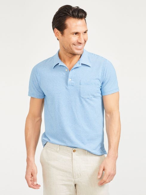 Callahan Polo in Fineline Stripe | J.McLaughlin