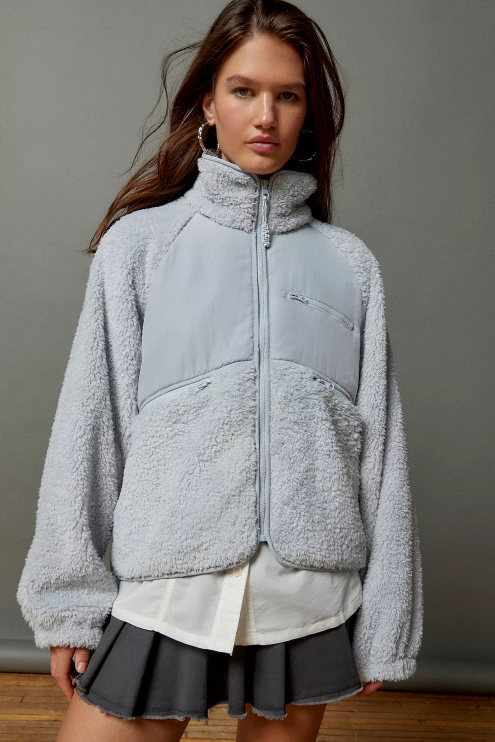 BDG Chuck Fleece Zip-Up Jacket | Urban Outfitters (US and RoW)