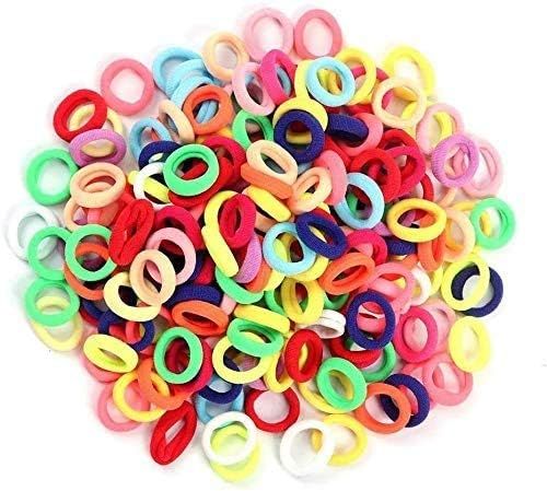 Dream Loom Hair Ties for Kids, 100pcs Small Rubber Hair Bands Elastic Ponytail Holders, Tiny Soft... | Amazon (US)