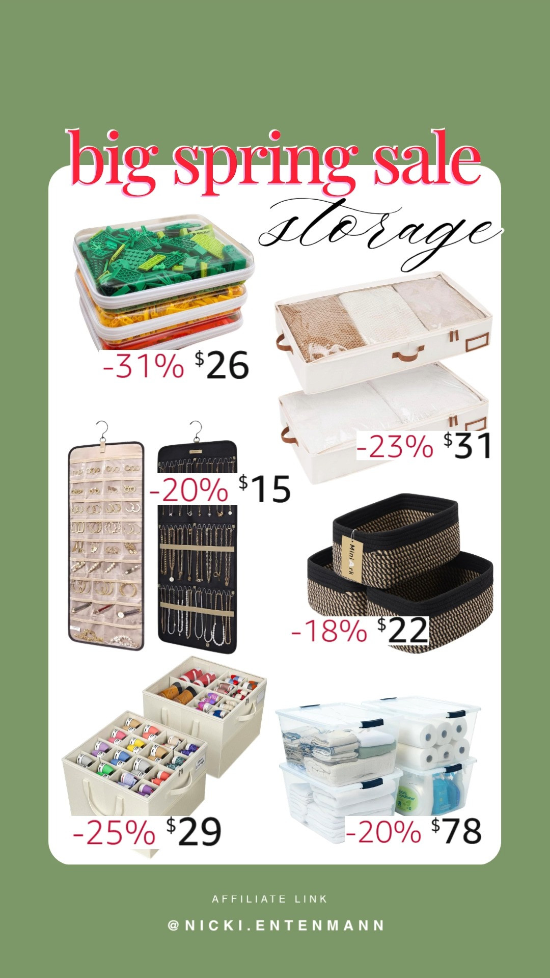 Upgrade your storage game with these chic and functional finds! From under bed bins to jewelry organizers, these picks will keep your space tidy and stylish. 
#StorageSolutions #HomeOrganizing #AmazonFinds 

 #LTKdayinmylife #LTKHome #LTKSaleAlert