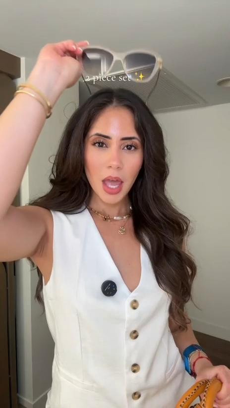This little vest and shorts set is so good, I have it in orange too and love it just as much 🤍 So easy to style with any bag! 

 #LTKgrwm #LTKSeasonal #LTKU