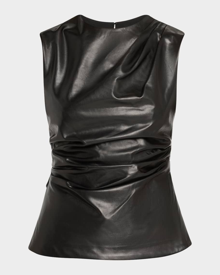 SIMKHAI Wynter Draped Top | Neiman Marcus