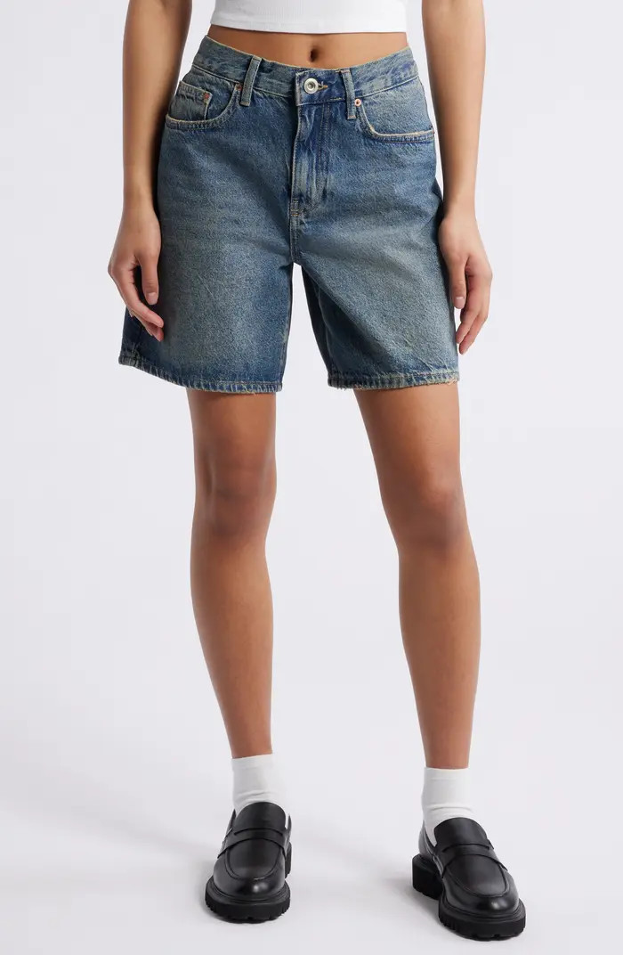 BDG Urban Outfitters Harden High Waist Denim Shorts | Nordstrom | Nordstrom
