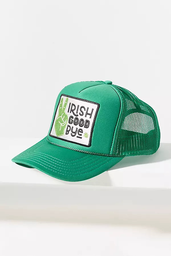 Friday Feelin Irish Goodbye Trucker Hat | Anthropologie (US)