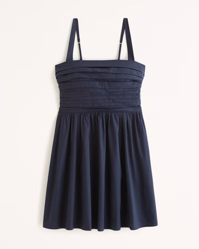 Emerson Poplin Wide Strap Mini Dress | Abercrombie & Fitch (US)