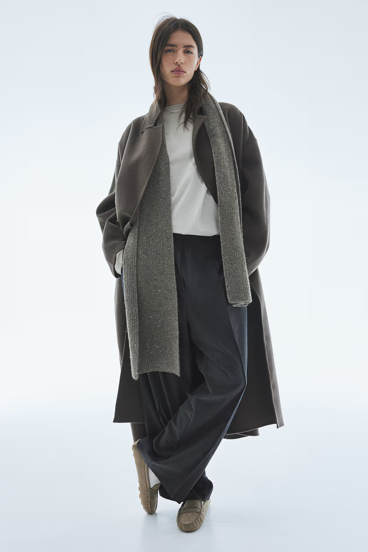 Wide Crease-Detail Pants | H&M (US + CA)