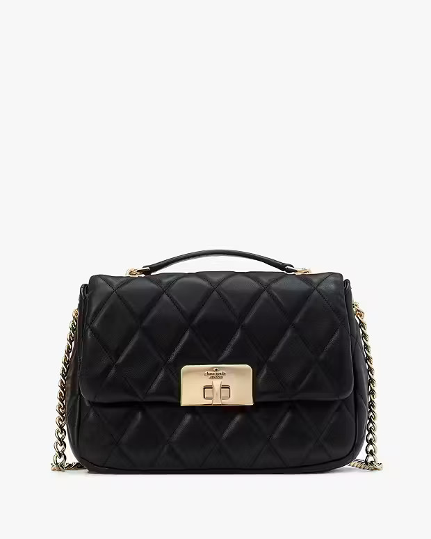 Carey Quilted Small Flap Crossbody | Kate Spade Outlet
