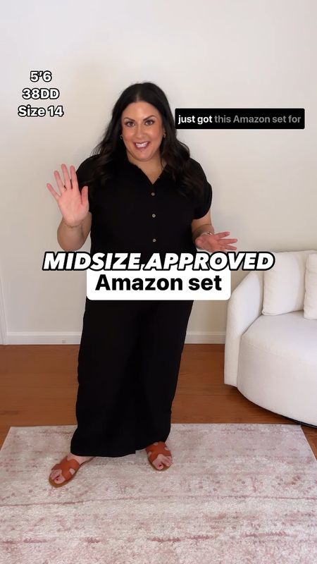 I’m wearing an XL in this Amazon set and it fits great! The perfect outfit for spring 🌸

#LTKSeasonal #LTKfindsunder50 #LTKmidsize