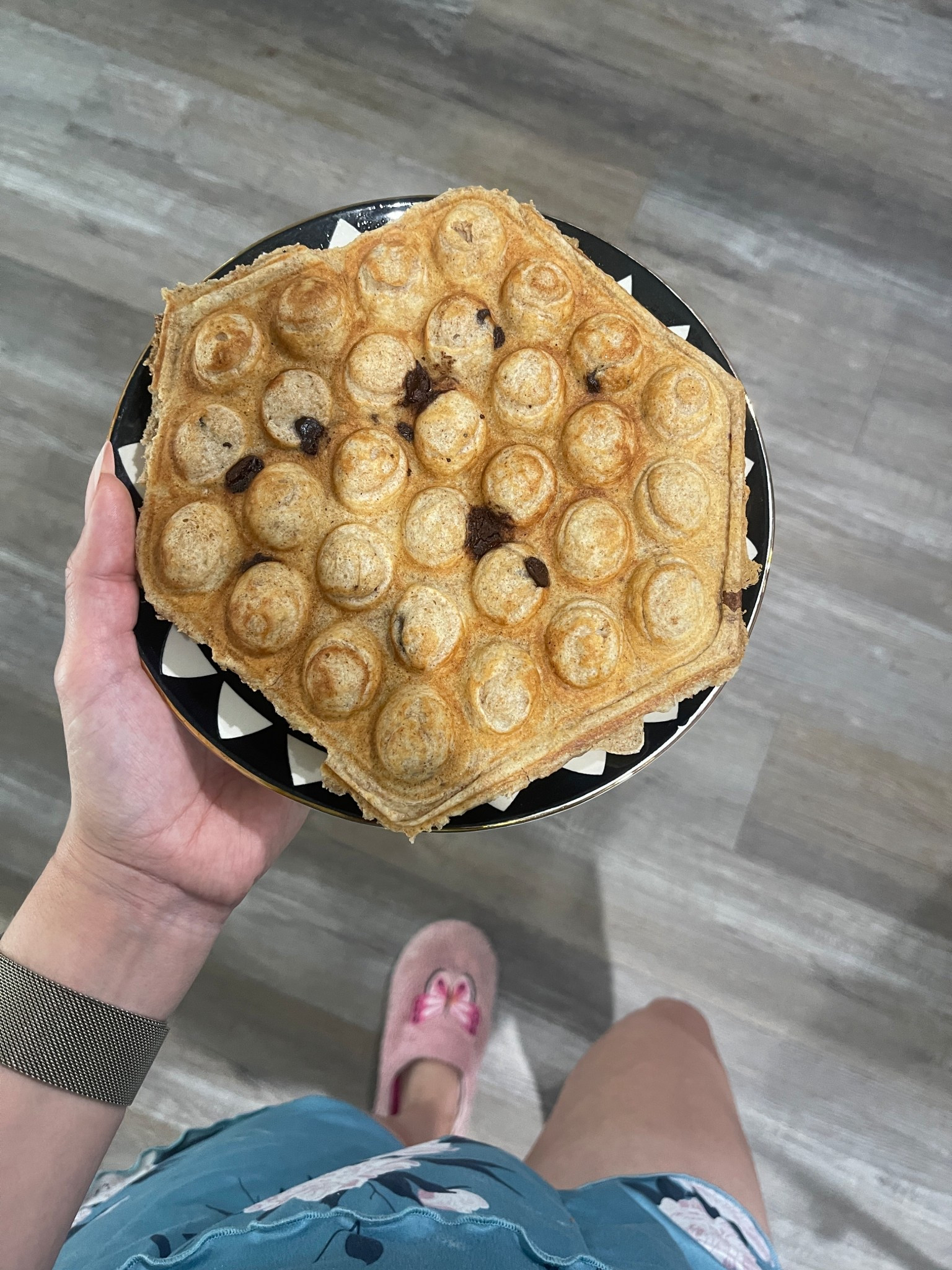 Chocolate chip bubble waffles for the win this morning! 

#LTKHome #LTKFamily #LTKFindsUnder50