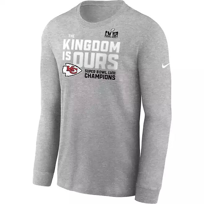Nike Men's Chiefs Super Bowl LVIII Champs Local Fashion Long Sleeve T-Shirt | Academy | Academy Sports + Outdoors