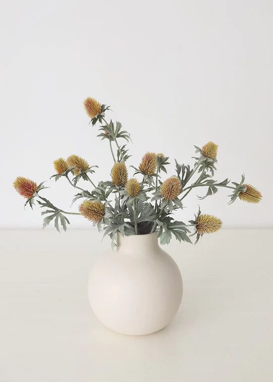 Yellow Green Artificial Thistle Wildflowers - 30.5 | Afloral (US)