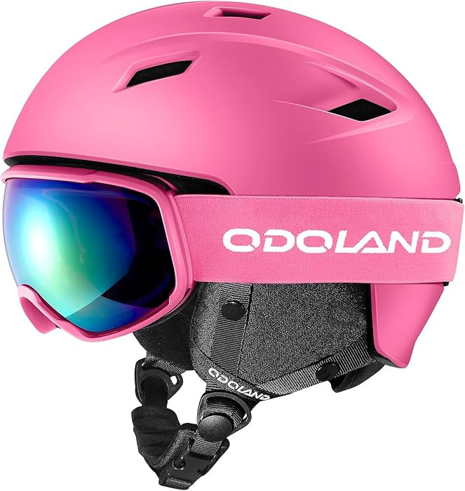 Odoland Ski Helmet and Goggles Set, Snowboard Helmet Glasses for Men, Women & Youth - Shockproof/... | Amazon (US)