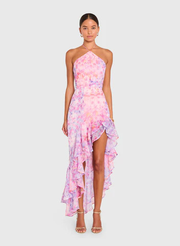 Amanda Uprichard Carlina Dress in Cotton Candy in Cotton Candy - Size S | Amanda Uprichard