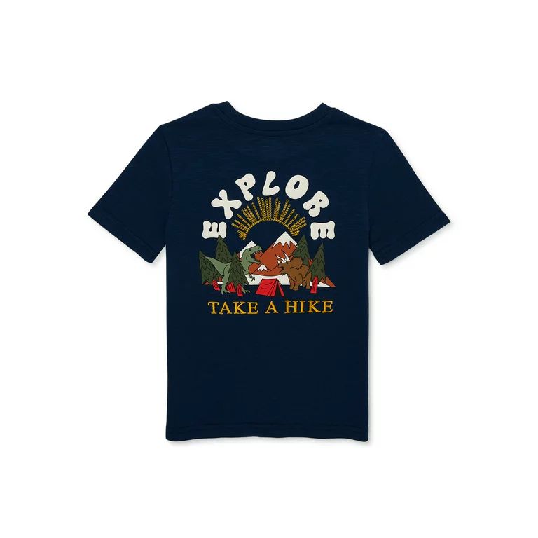 365 Kids from Garanimals Boys Explore Graphic T-Shirt with Short Sleeves, Sizes 4-10 | Walmart (US)