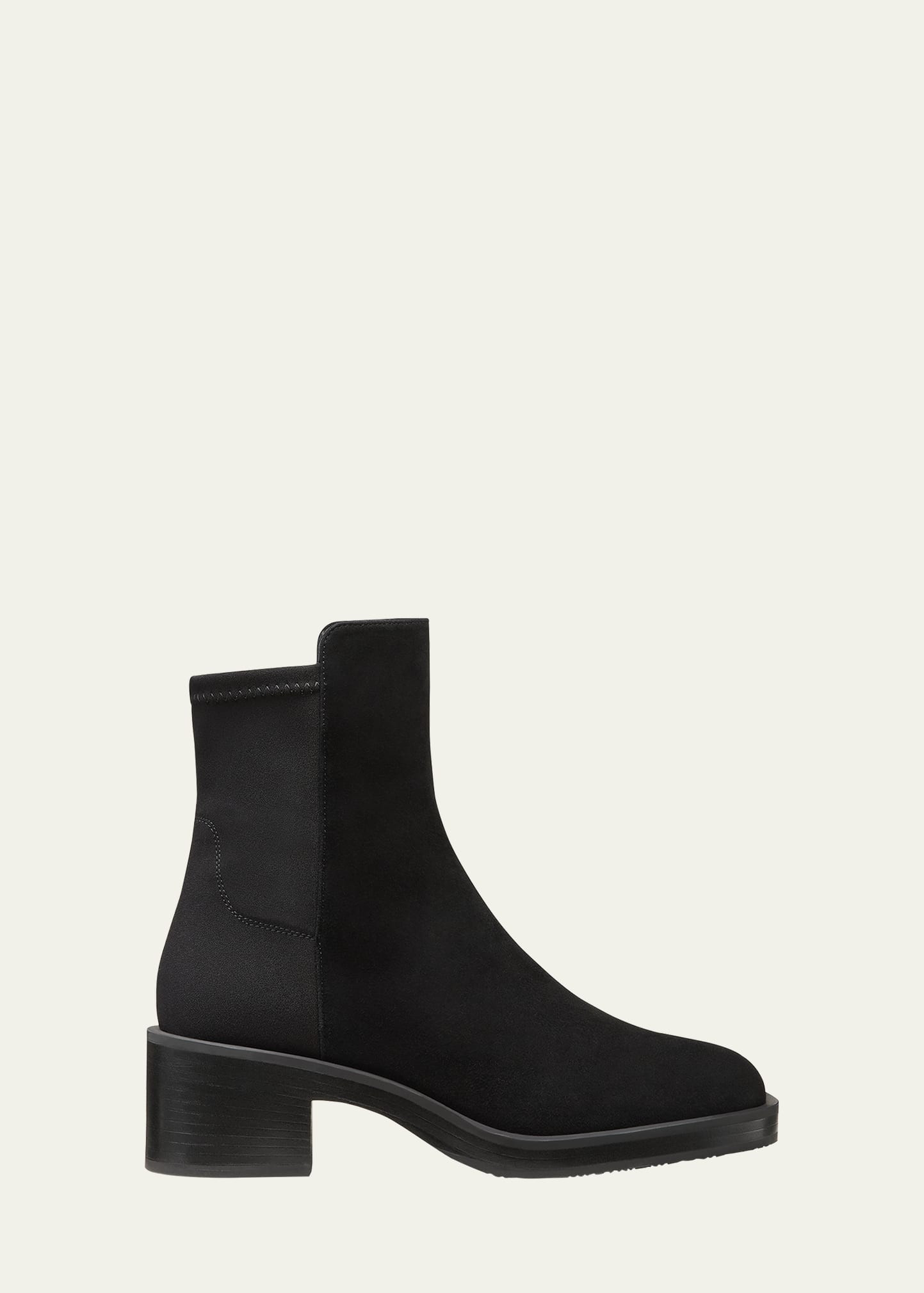 Stuart Weitzman Kaia Stretch Suede Ankle Booties | Bergdorf Goodman