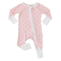 Sweet Heart Convertible Zip Romper* | Caden Lane