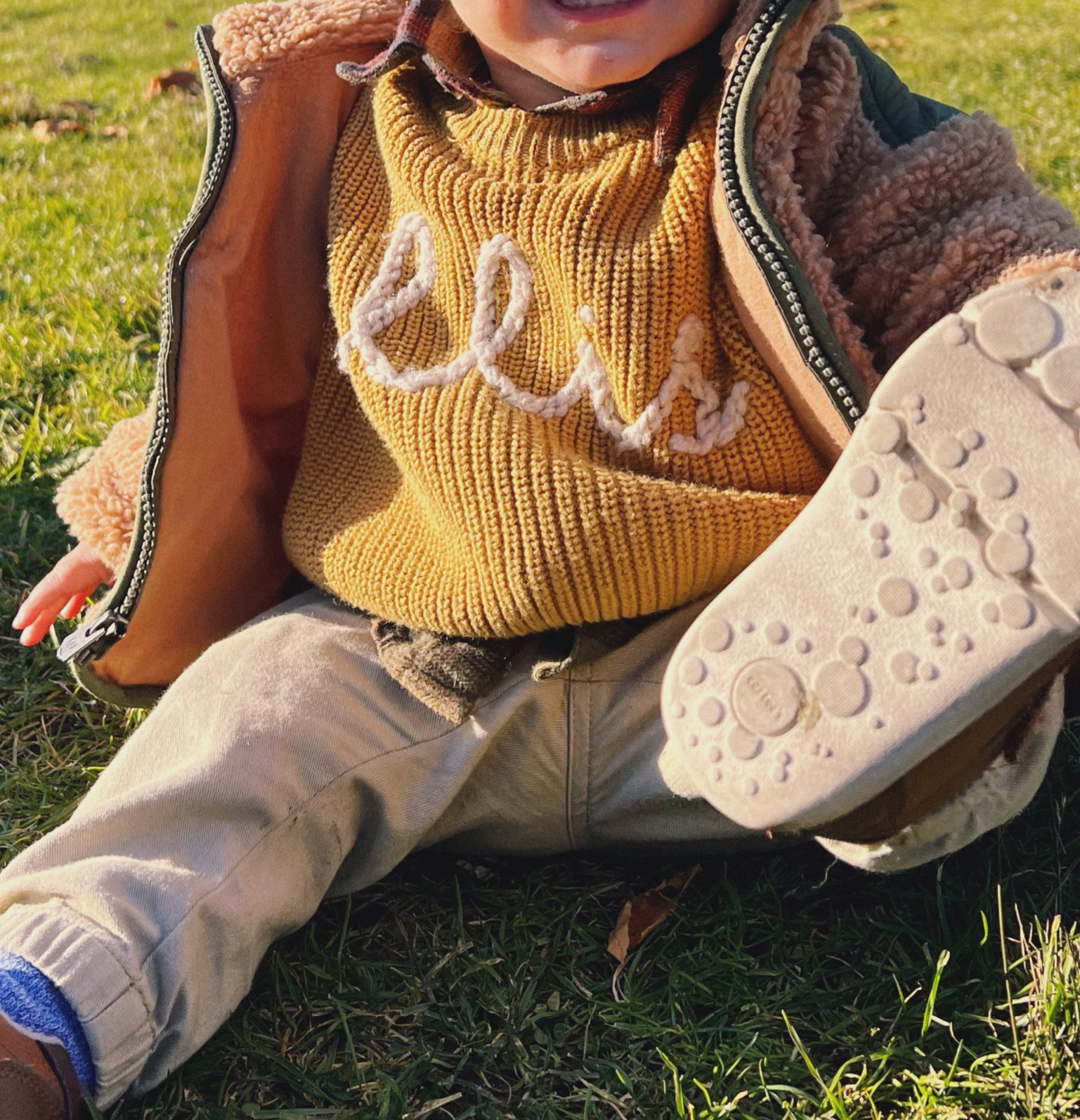 So happy I sized way up in this last year so now he gets two winters out of it! Cutest custom sweater 🍂

#LTKkids #LTKfamily #LTKHoliday