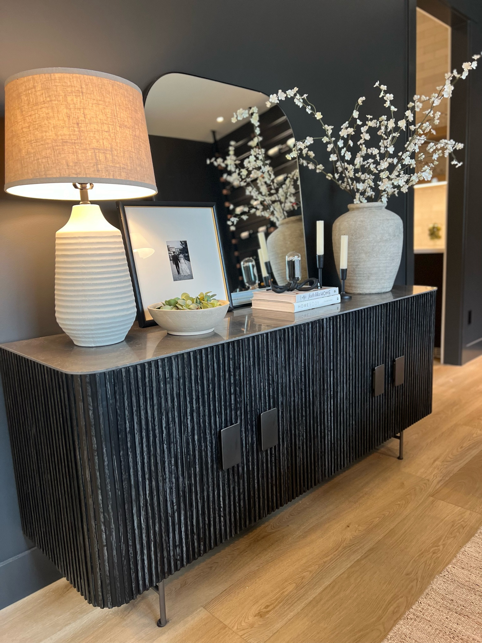 My favorite way to style a sideboard is with different levels, heights, materials! 

#LTKstyletip #LTKhome #LTKMostLoved