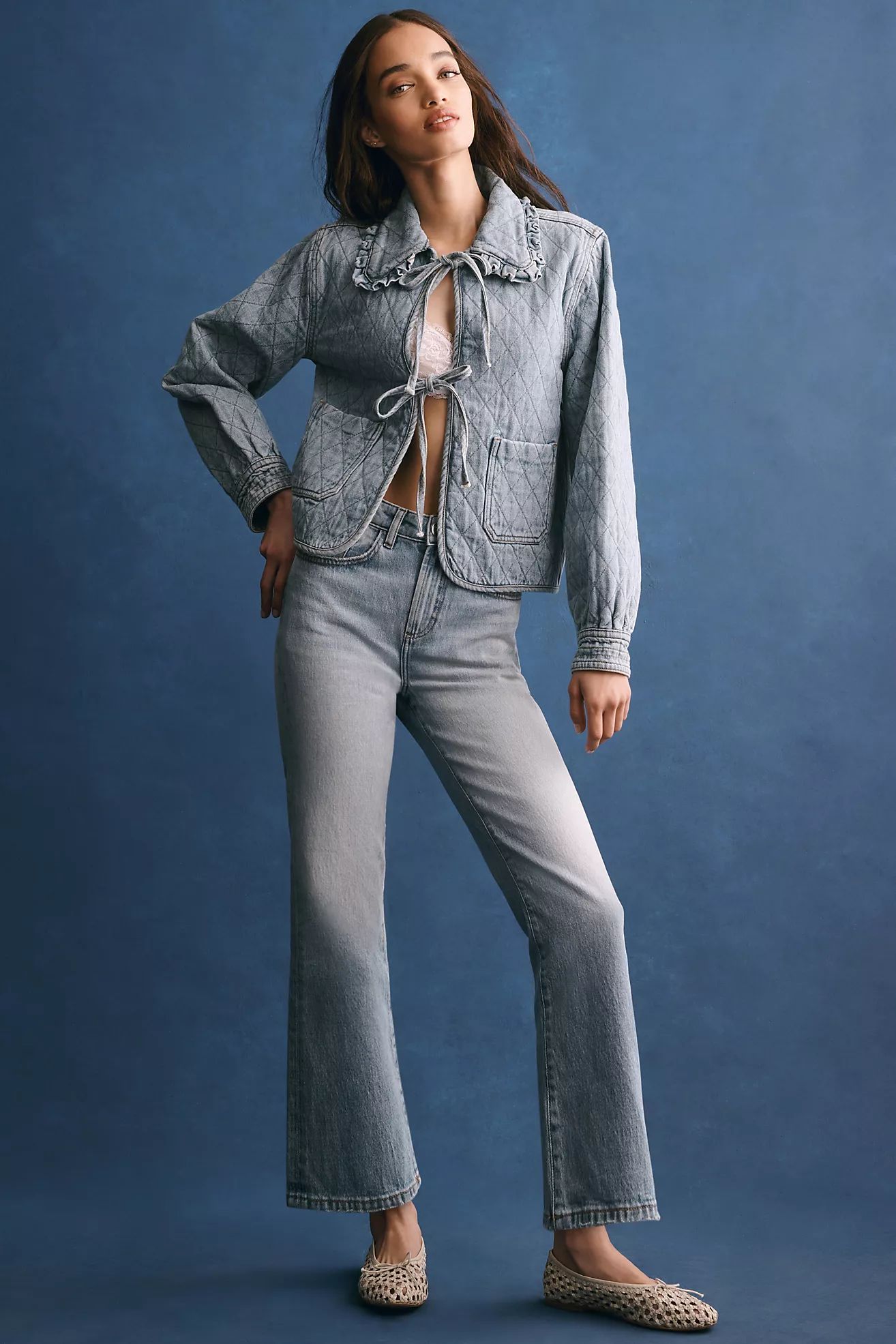 Seventy + Mochi Gigi High-Rise Straight-Leg Jeans | Anthropologie (US)