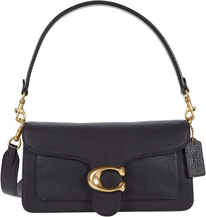 COACH Polished Pebble Leather Tabby Shoulder Bag 26 | Amazon (US)