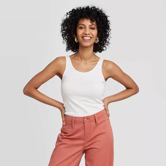 Women's Slim Fit Any Day Tank Top - A New Day™ | Target