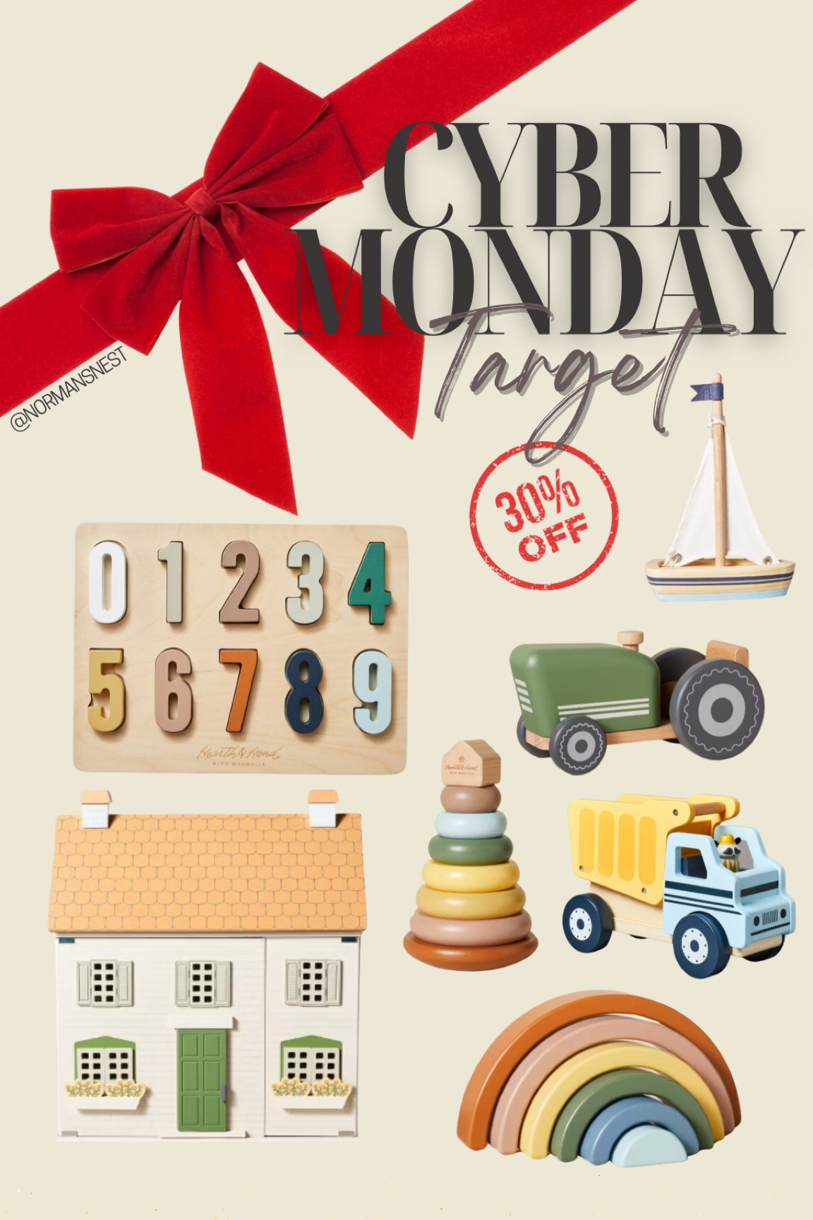 30% off Target Hearth and Hand, including their cute toys! 

#LTKCyberWeek #LTKKids #LTKGiftGuide